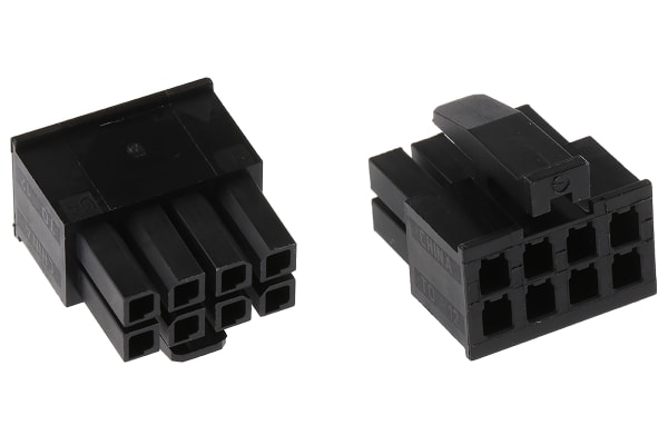 Product image for 8 way 2 row receptacle Mate-N-Lok