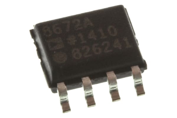 Product image for AD8672 dual precision VLN SMT op amp