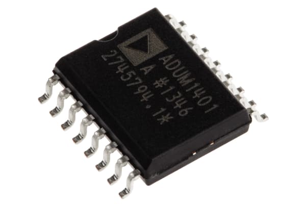 Product image for ADuM1401A quad 90Mbps 3/1 bus isolator