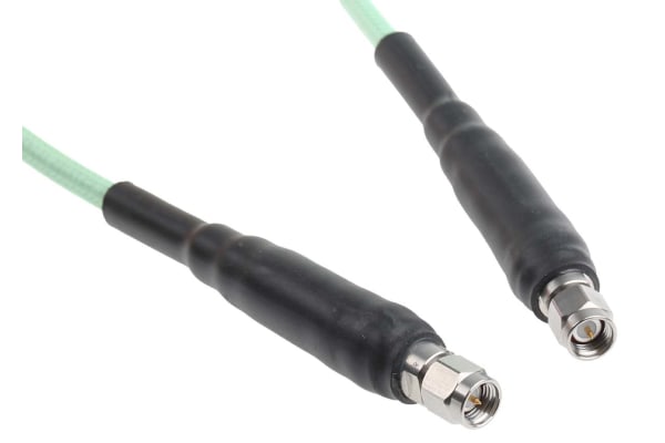 Product image for SMA plug to plug cable assembly,3m 18GHz