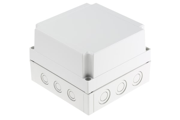 Product image for MNX Enclosure, Grey Lid, 180x180x125mm