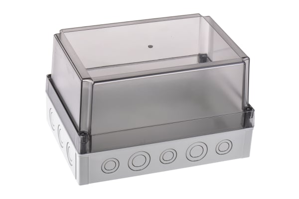 Product image for MNX Enclosure, Clear Lid, 255x180x150mm