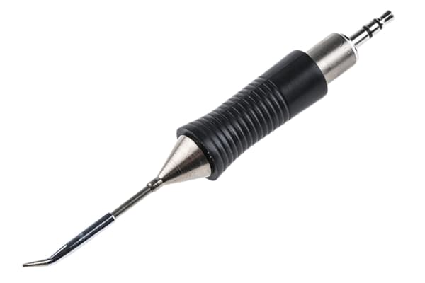 Product image for Soldering tip,RT5,chisel bent,1.3x0.8mm