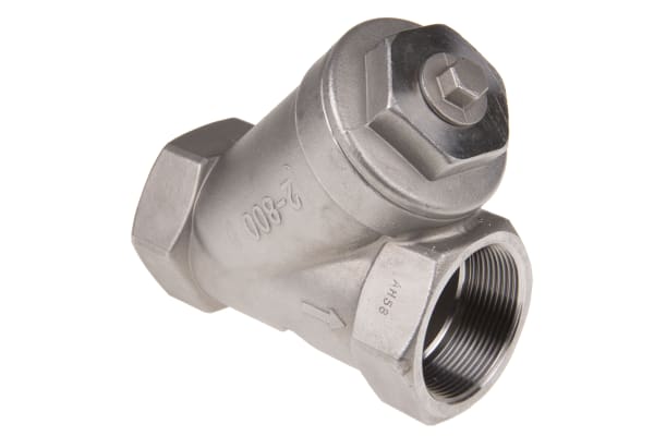 Product image for S/steel Y strainer valve,2in BSPP F-F