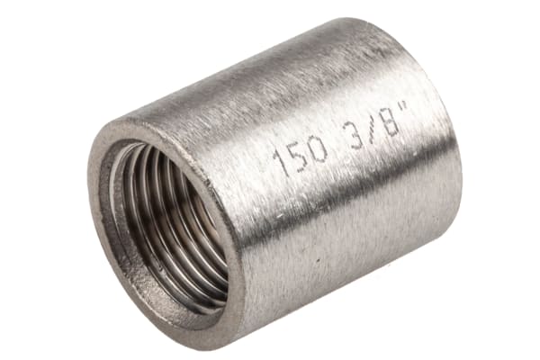 Product image for S/steel equal socket,3/8in BSPP F-F