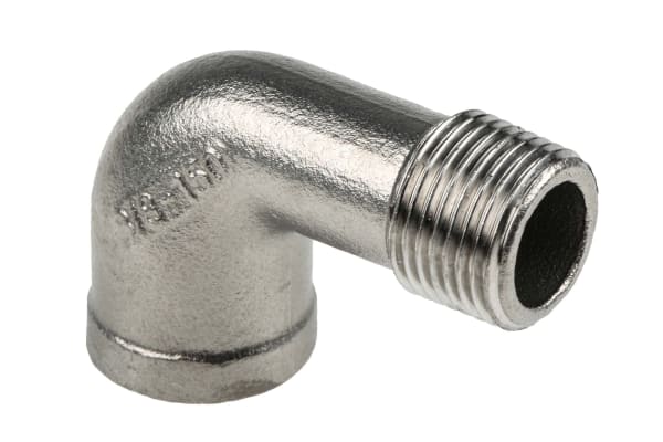 Product image for Street elbow,3/8in BSPP F-3/8in BSPT M