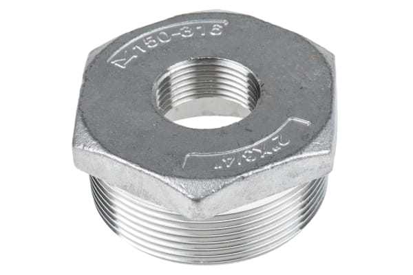 Product image for Hexagon bush,2in BSPT M-3/4in BSPP F