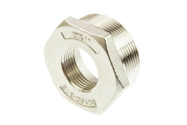 Product image for Hexagon bush,2in BSPT M-1in BSPP F