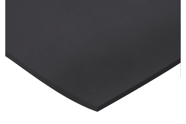 Product image for Neoprene Rubber, Black 1000x600x3mm