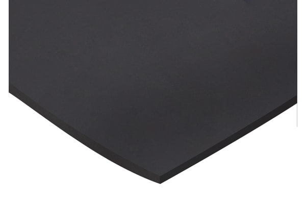 Product image for Rubber Sheet Black 1200 x 600 x 3mm