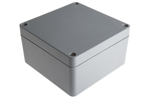 Product image for Grey polyester enclosure,160x160x90mm