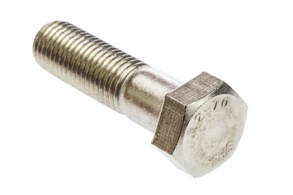 Product image for A2 s/steel hex head bolt M16 x 60mm