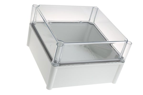Product image for IP67 box transparent lid,nom.280x280x180
