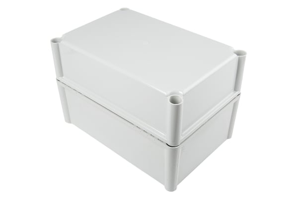 Product image for IP67 enclosure grey lid nom.280x190x180