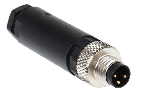 Product image for M8,SENSOR FIELD CONNECTOR, MALE