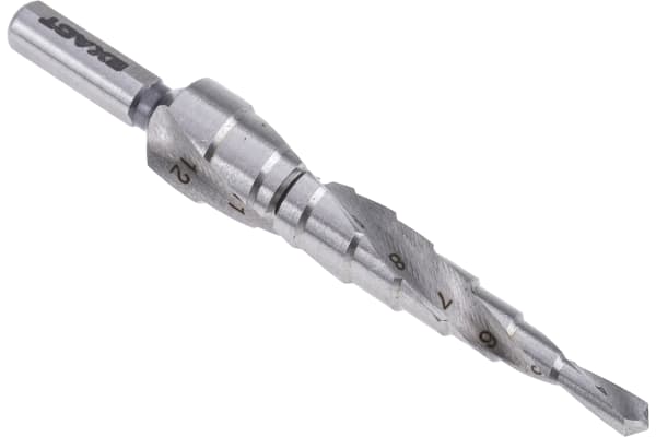 Product image for STEP DRILL HSS 4-12 SPIRAL