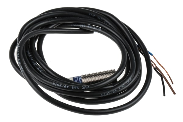 Product image for M12 3-wire dc proximity sensor,pre-wired