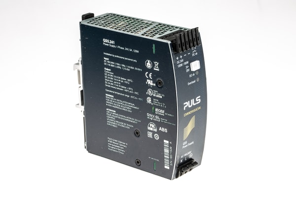 Product image for PULS DIMENSION Q Switch Mode DIN Rail Panel Mount Power Supply 100 → 240V ac Input Voltage, 24V dc Output