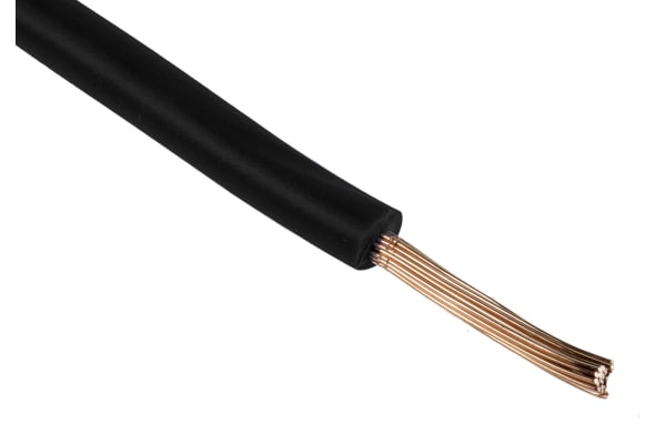 Product image for Blk flexible switchgear cable, 25mmsq