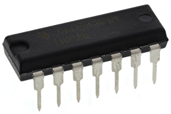Product image for LM239 QUAD 0.3US COMPARATOR, DIP14