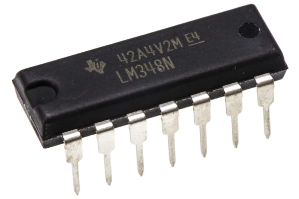 Product image for LM348 QUAD 1MHZ 0.5V/US OP AMP,DIP14