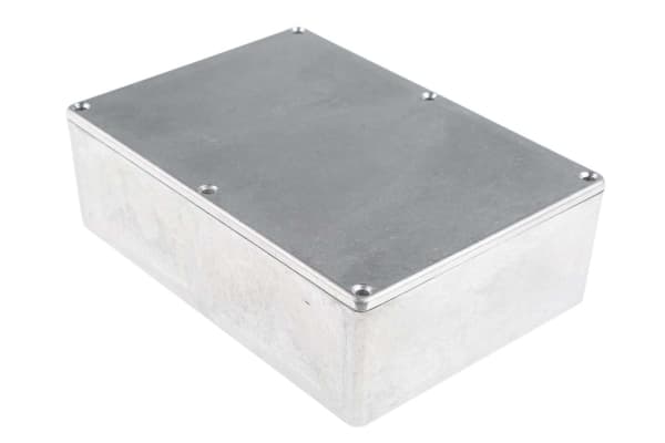 Product image for Natural aluminium box,171.5x120.6x54.9mm