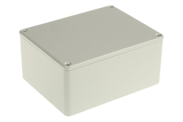 Product image for L/Grey Aluminium Box 114x89x55mm