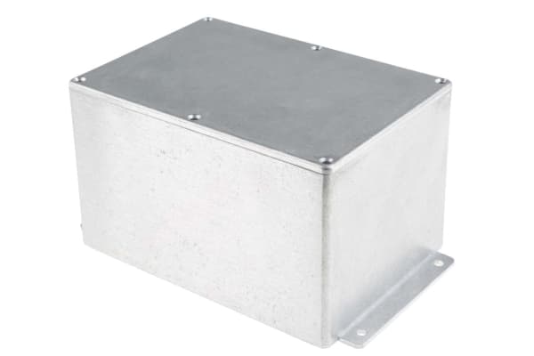 Product image for EMI/RFI flanged Al. box,202x121x105mm