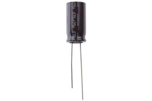 Product image for AL ELECTROLYTIC CAP,PM,25V,470 UF