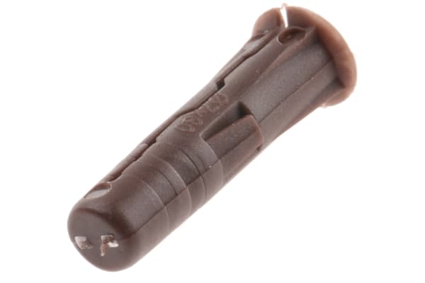 Product image for UNIVERSAL WALL PLUG BROWN 7 X 30MM