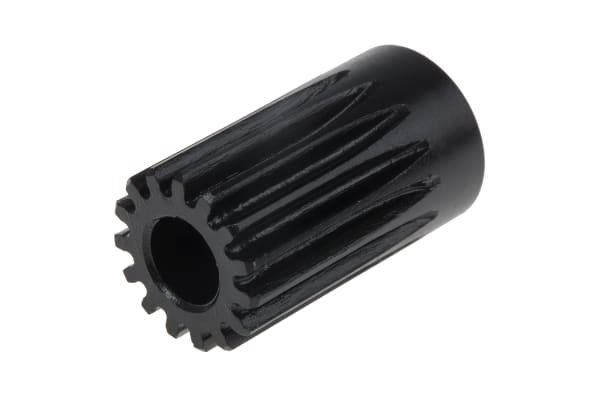 Product image for Gear, spur, steel, 1.0 module, 15 teeth