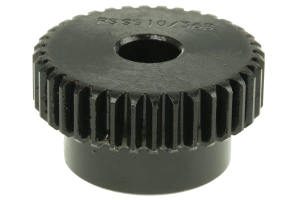 Product image for Gear, spur, steel, 1.0 module, 36 teeth