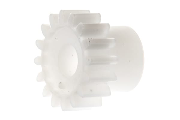 Product image for Delrin spur gear - 0.5 module 16 teeth