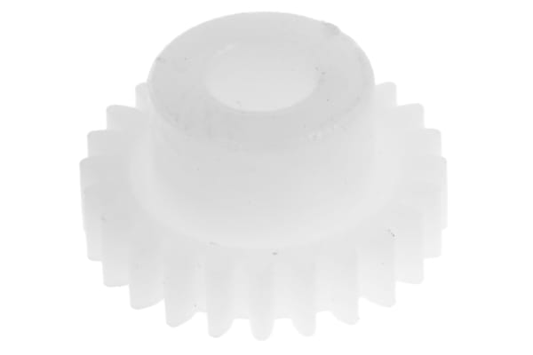 Product image for Delrin spur gear - 0.5 module 24 teeth