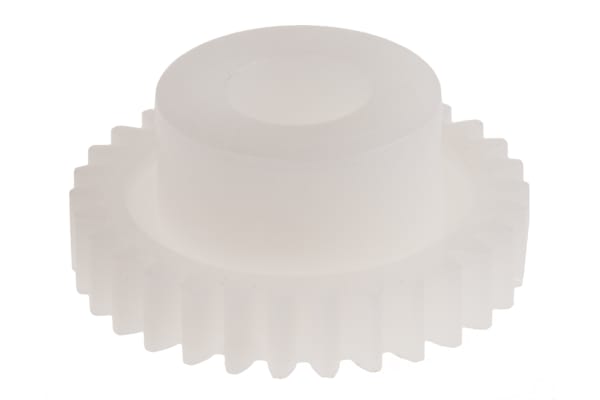 Product image for Delrin spur gear - 0.5 module 30 teeth