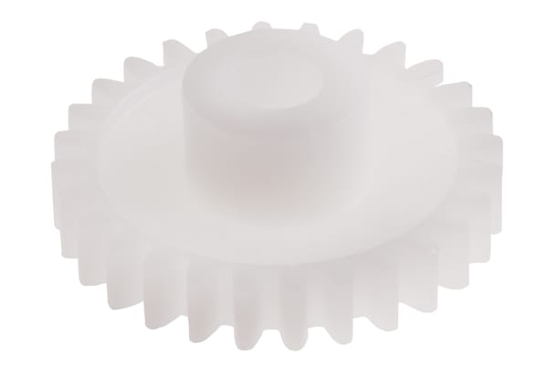 Product image for Delrin spur gear - 0.8 module 28 teeth