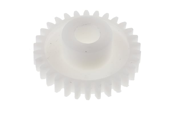 Product image for Delrin spur gear - 0.8 module 30 teeth