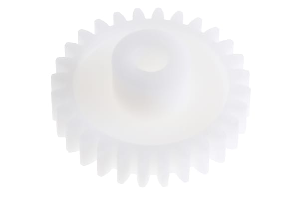 Product image for Delrin spur gear - 1.0 module 28 teeth