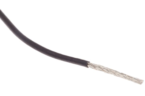 Product image for Cable Coax RG178 PE PVC black 100m