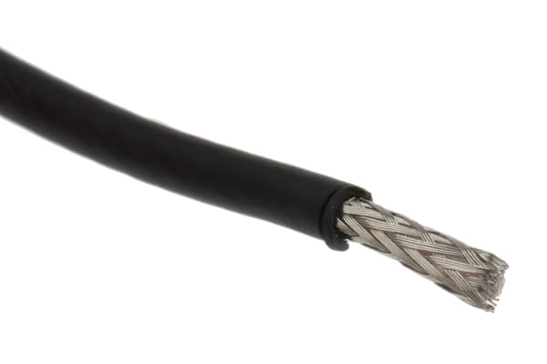 Product image for Cable Coax RG174 U PVC black 50m