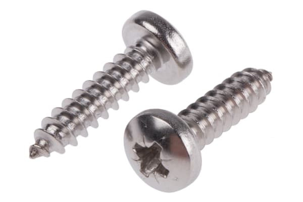 Product image for Cross self tap screw pan A4 No10 x 3/4in