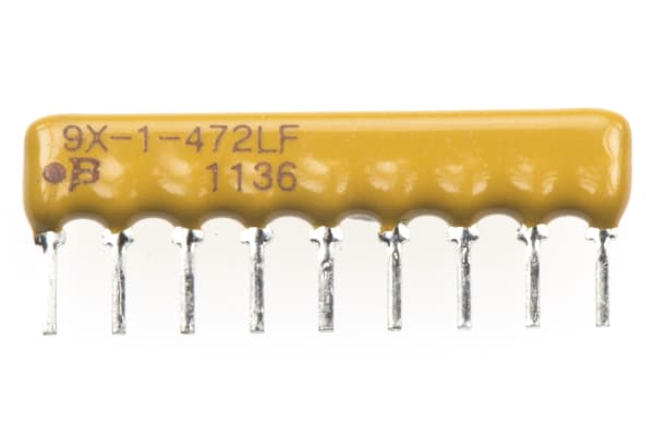 Product image for 8-BUSSED THICK FILM RESISTOR,4K7 1.13W