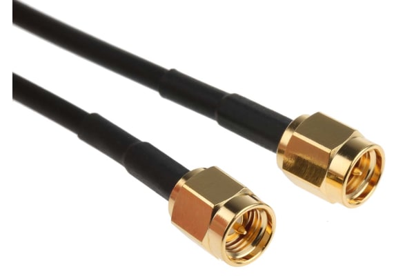 Product image for SMA strt-strt plg RG174 RF cable,0.5m