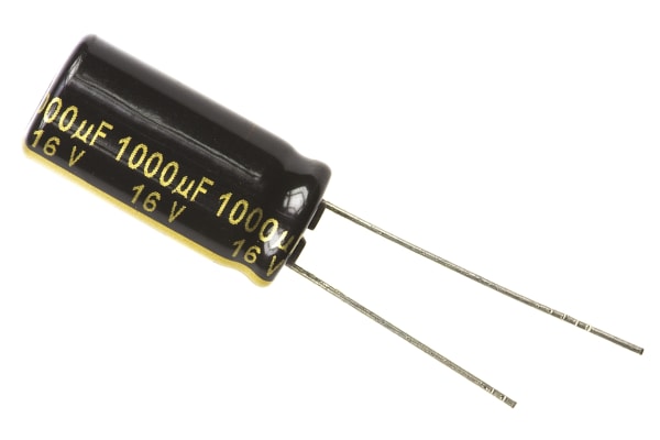 Product image for Al Electrolytic Cap 105C 16V 1000uF