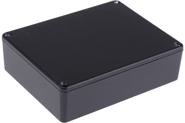 Product image for BLK DIECAST ALU BOX,118.5X93.5X30MM