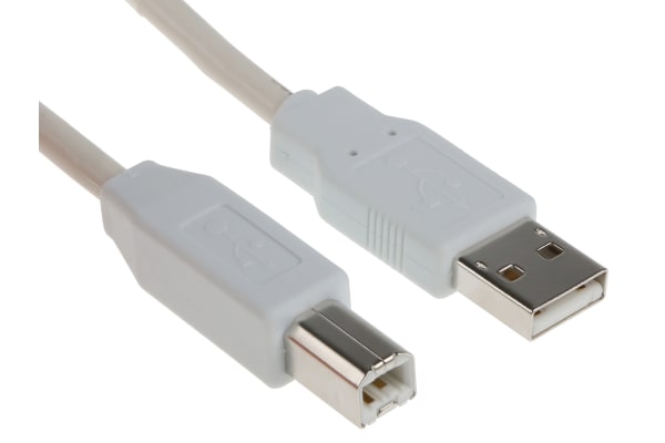 Product image for USB type A to type B cable assembly,1.5m