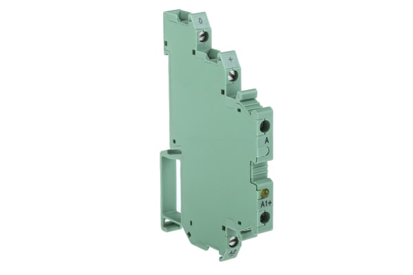 Product image for DIN rail optocoupler, 5Vdc in, 100kHz