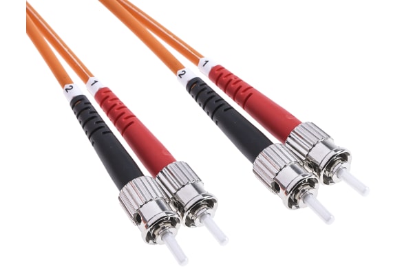 Product image for Duplex ST/ST patch lead,50/125um 2m