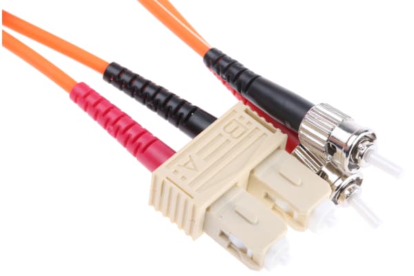 Product image for Duplex ST-SC patch lead,62.5/125um 2m