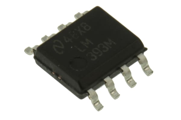 Product image for DUAL COMPARATOR,LM393M SO8 1.3USEC